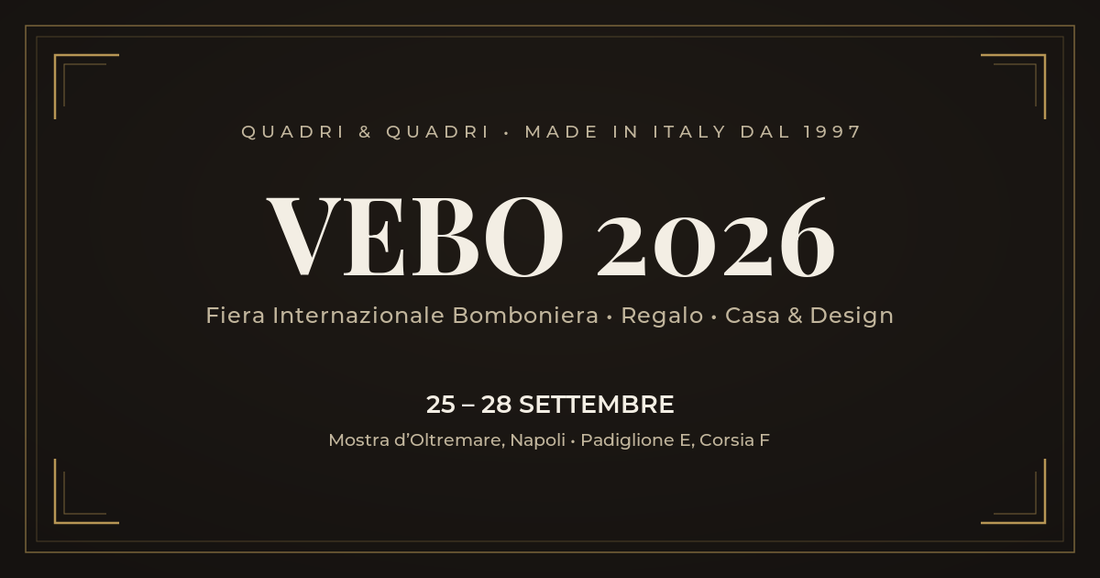 Ci vediamo al VEBO 2026: Quadri&Quadri torna a Napoli