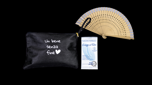 Kit di cortesia con pochette